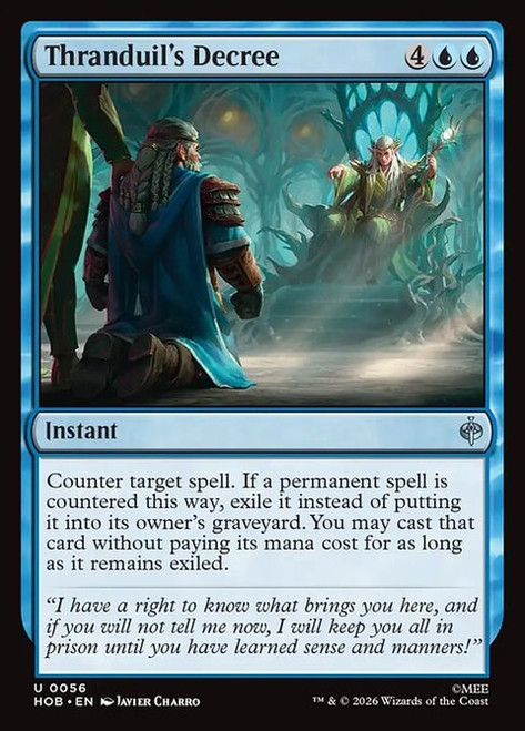 Thranduil's Decree (HOB) (Foil) (#56)