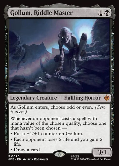 Gollum, Riddle Master (HOB) (#70)