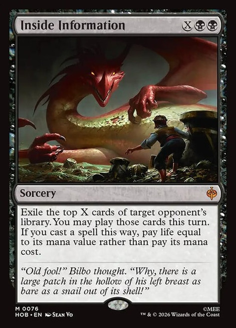 Inside Information (HOB) (Foil) (#76)