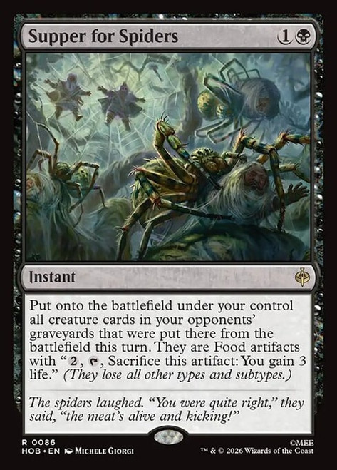 Supper for Spiders (HOB) (Foil) (#86)