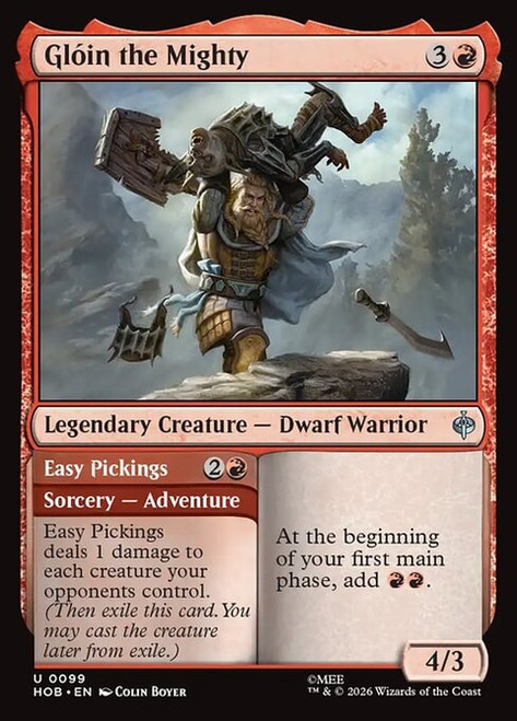 Glóin the Mighty // Easy Pickings (HOB) (Foil) (#99)