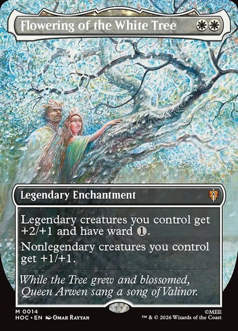 Flowering of the White Tree (HOC) (Borderless) (#14)