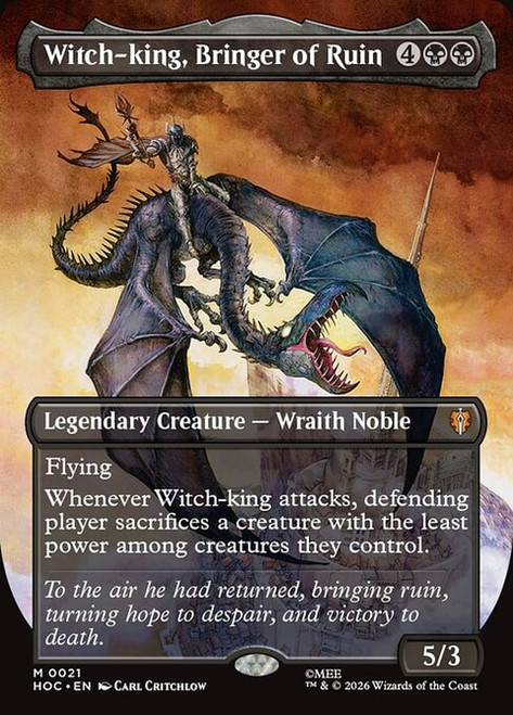 Witch-king, Bringer of Ruin (HOC) (Borderless) (#21)