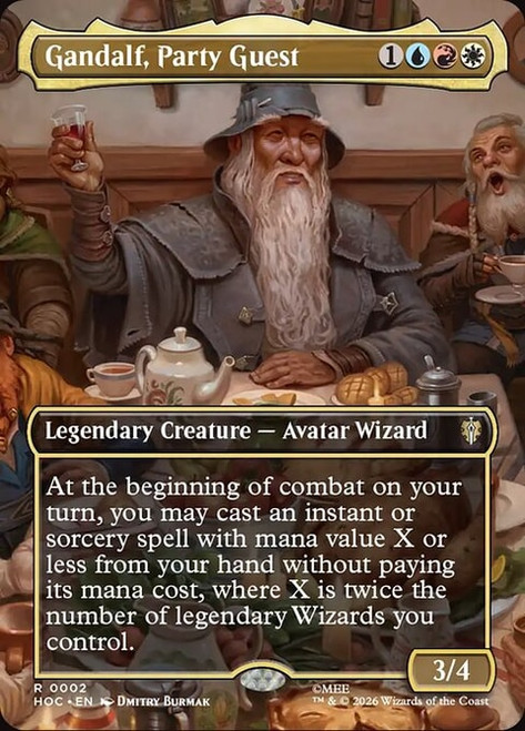 Gandalf, Party Guest (HOC) (Borderless) (#2)