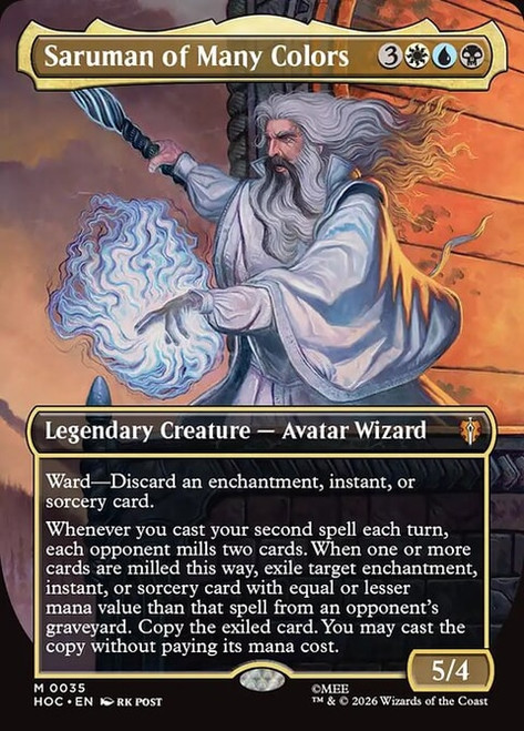 Saruman of Many Colors (HOC) (Borderless) (#35)
