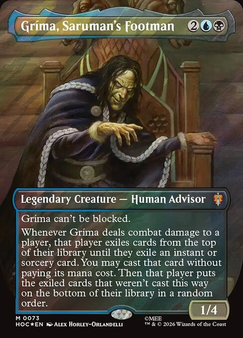 Gríma, Saruman's Footman (HOC) (SurgeFoil) (Borderless) (#73)