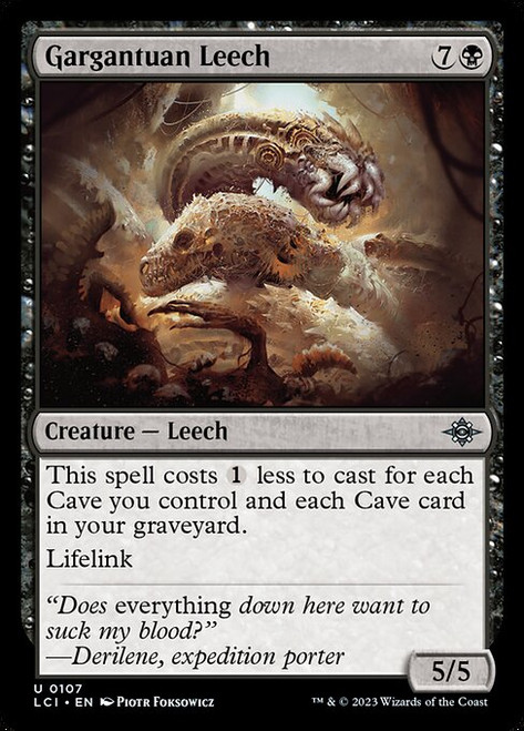 Gargantuan Leech (LCI) (Foil) (#107)