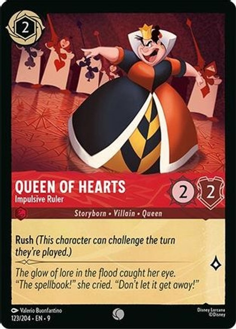 Queen of Hearts - Impulsive Ruler (LORC24348) (#123/204)