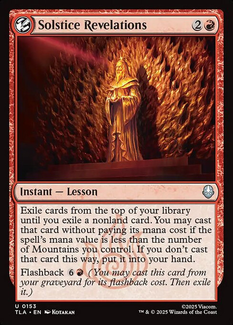 Solstice Revelations (TLA) (Foil) (#153)