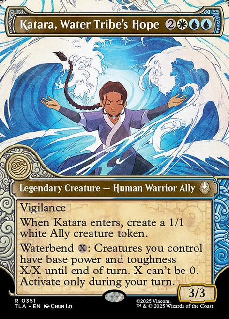 Katara, Water Tribe's Hope (TLA) (Foil) (Showcase) (#351)