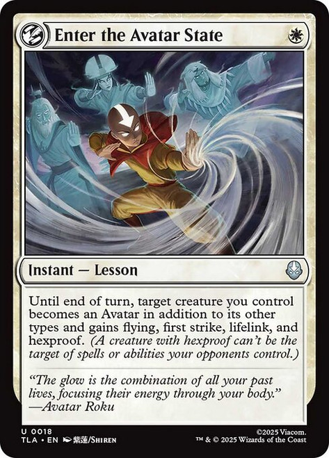 Enter the Avatar State (TLA) (Foil) (#18)