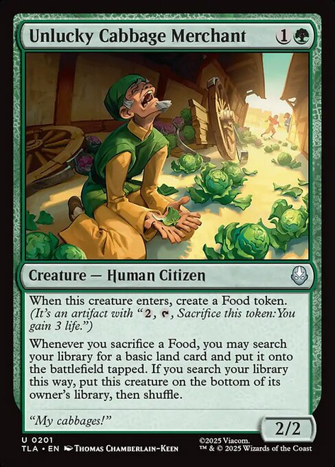 Unlucky Cabbage Merchant (TLA) (Foil) (#201)