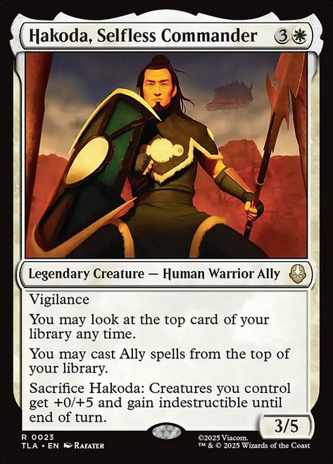 Hakoda, Selfless Commander (TLA) (Foil) (#23)