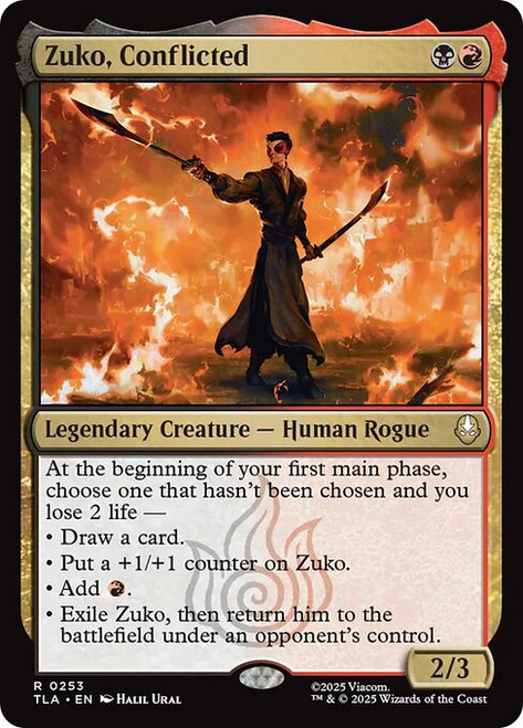 Zuko, Conflicted (TLA) (Foil) (#253)