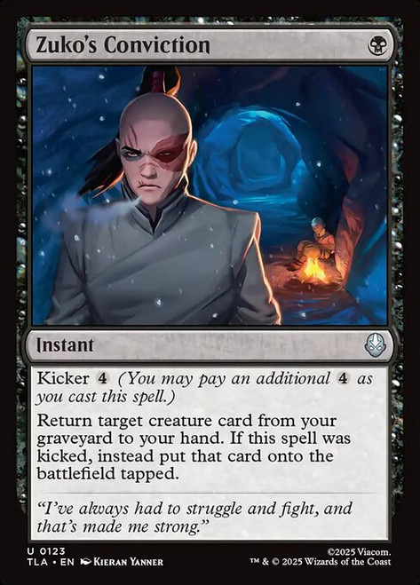 Zuko's Conviction (TLA) (Foil) (#123)