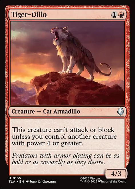 Tiger-Dillo (TLA) (Foil) (#155)