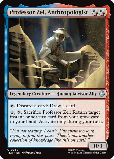 Professor Zei, Anthropologist (TLA) (Foil) (#238)