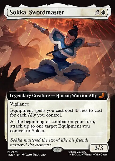 Sokka, Swordmaster (TLE) (Foil) (Extended Art) (#174)