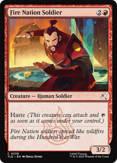 Fire Nation Soldier (TLE) (Foil) (#238)