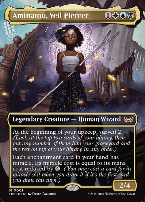 Aminatou, Veil Piercer (DSC) (Foil) (Borderless) (#1)
