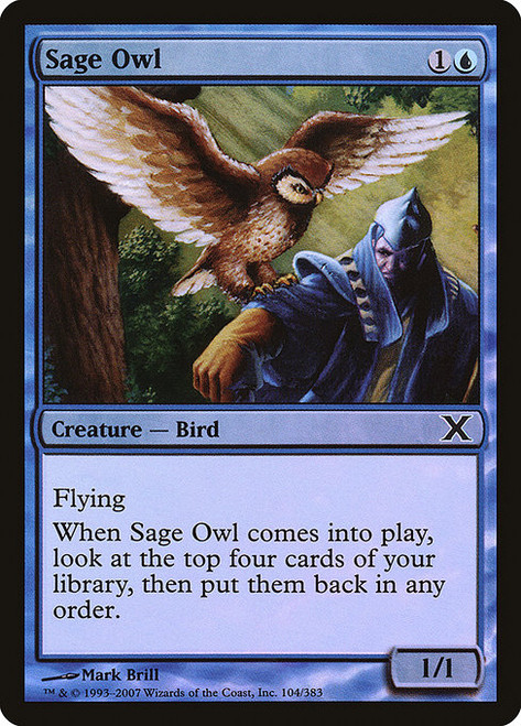 Sage Owl (10E) (Foil) (#104★)