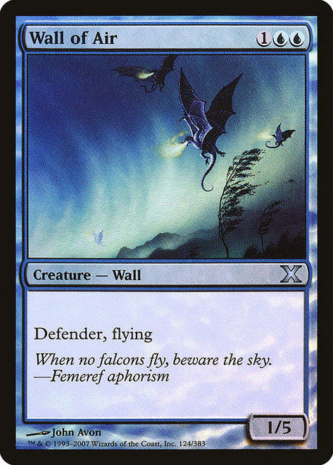 Wall of Air (10E) (Foil) (#124★)