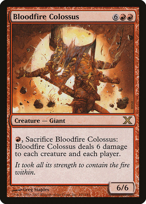 Bloodfire Colossus (10E) (#191)