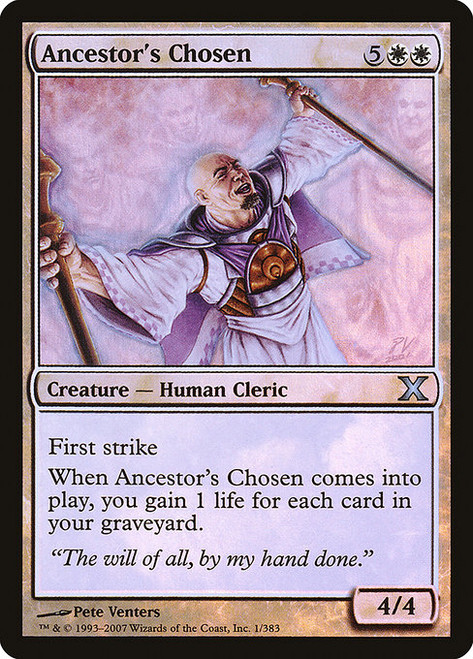 Ancestor's Chosen (10E) (Foil) (#1★)