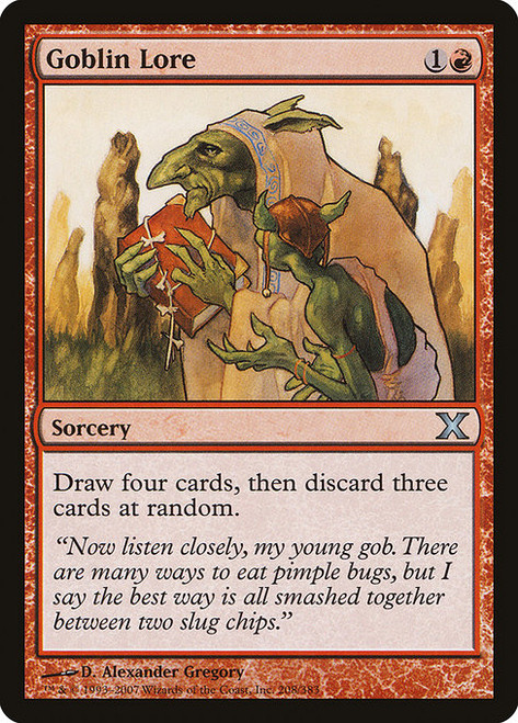 Goblin Lore (10E) (Foil) (#208)