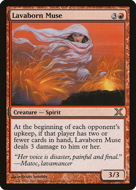Lavaborn Muse (10E) (Foil) (#216)