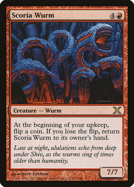Scoria Wurm (10E) (Foil) (#227)