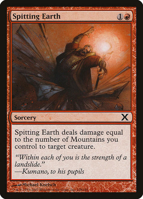 Spitting Earth (10E) (Foil) (#238)