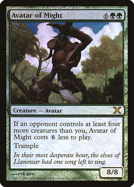 Avatar of Might (10E) (Foil) (#251★)