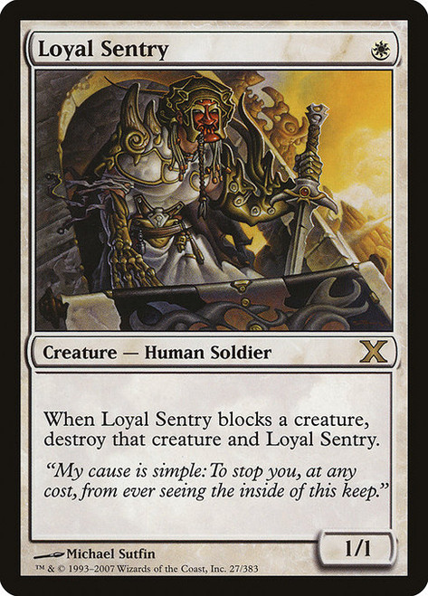 Loyal Sentry (10E) (Foil) (#27)