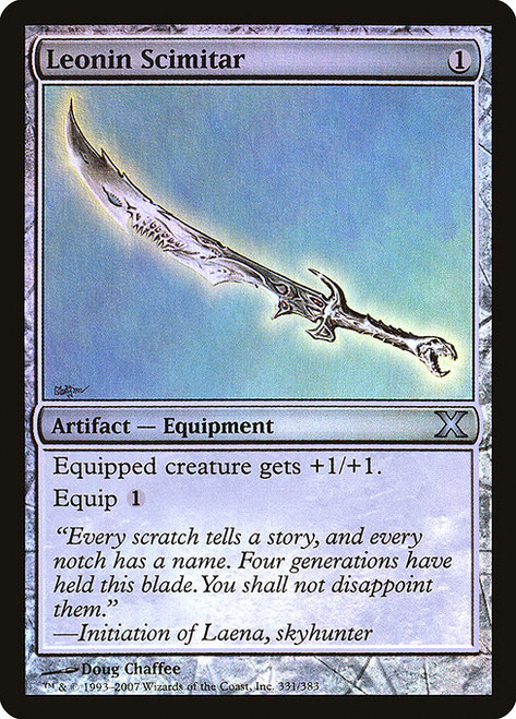 Leonin Scimitar (10E) (Foil) (#331★)