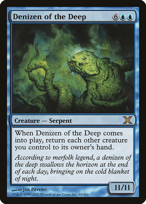 Denizen of the Deep (10E) (Foil) (#80)