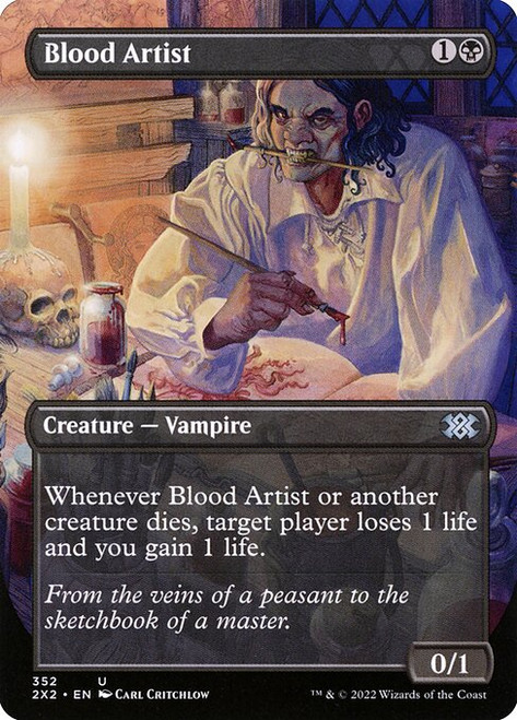 Blood Artist (2X2) (Foil) (Borderless) (#352)