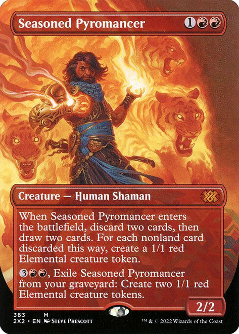 Seasoned Pyromancer (2X2) (Borderless) (#363)
