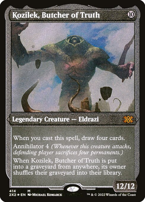 Kozilek, Butcher of Truth (2X2) (FoilEtched) (#414)