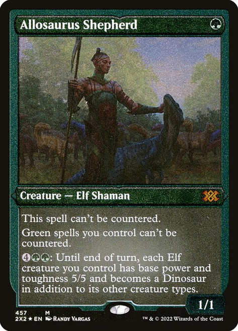 Allosaurus Shepherd (2X2) (FoilEtched) (#457)