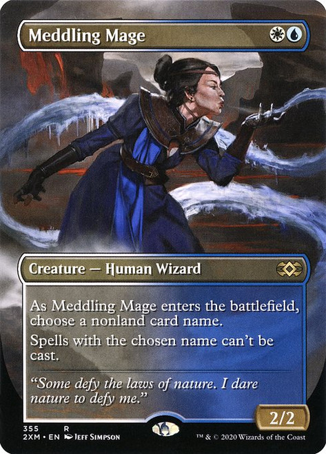 Meddling Mage (2XM) (Borderless) (#355)