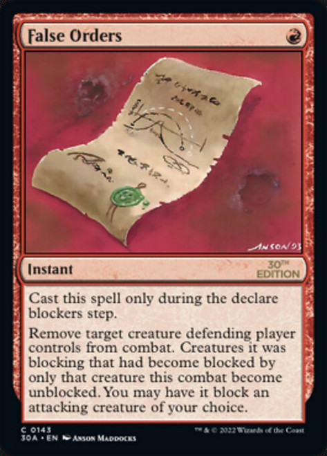 False Orders (30A) (#143)