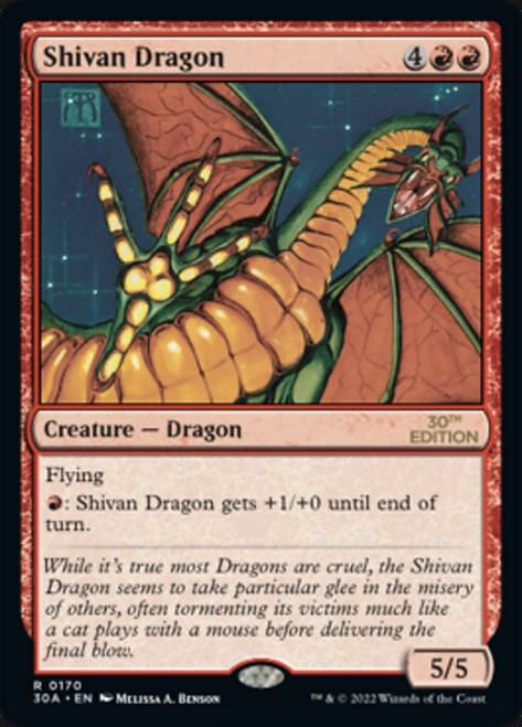 Shivan Dragon (30A) (#170)
