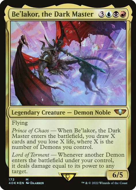 Be'lakor, the Dark Master (40K) (Foil) (#172)