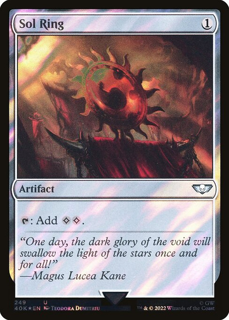 Sol Ring (40K) (SurgeFoil) (#249★)