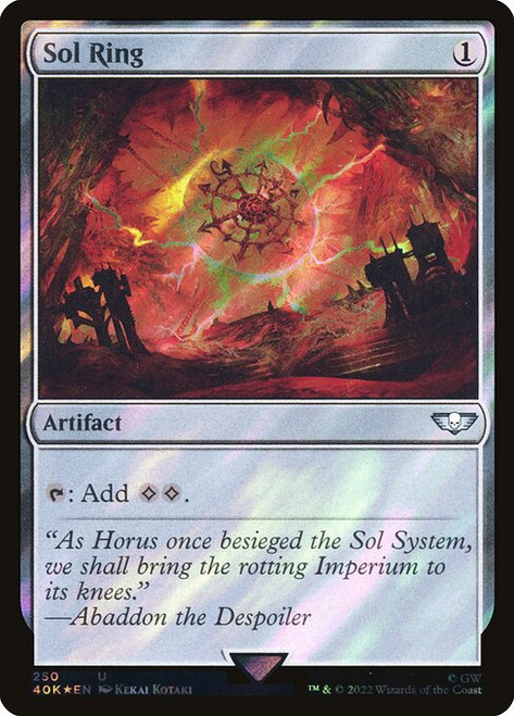Sol Ring (40K) (SurgeFoil) (#250★)