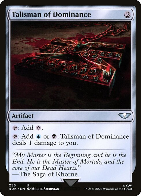 Talisman of Dominance (40K) (#255)
