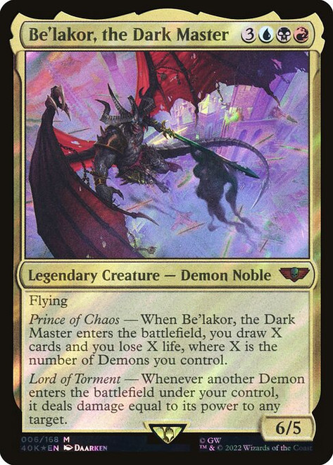 Be'lakor, the Dark Master (40K) (SurgeFoil) (#6)