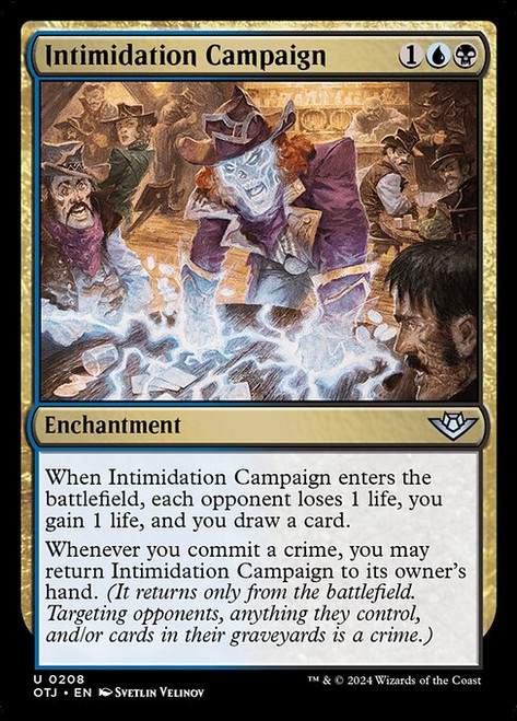 Intimidation Campaign (OTJ) (Foil) (#208)