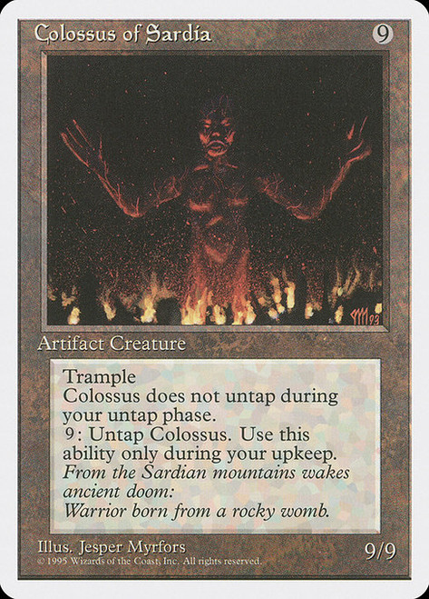 Colossus of Sardia (4ED) (#308)